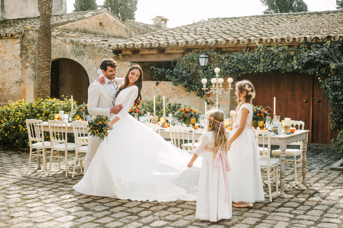 A Wedding Amongst The Orange Trees On The Beautiful Island Of Mallorca