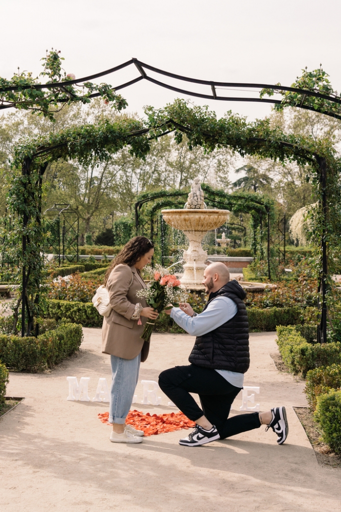 marriage proposal Madrid