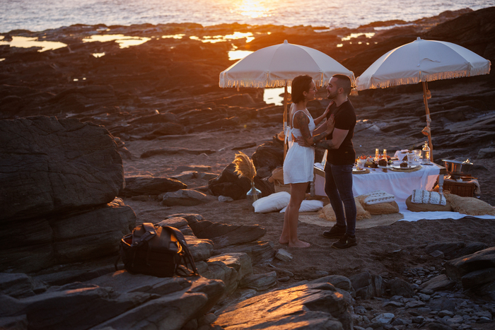A Beach Picnic Wedding Proposal Spain