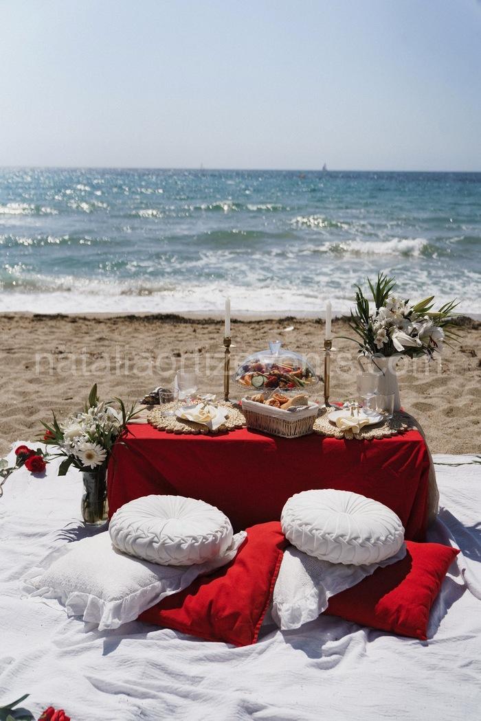 Picnic marriage proposal Salou - Natalia Ortiz Events