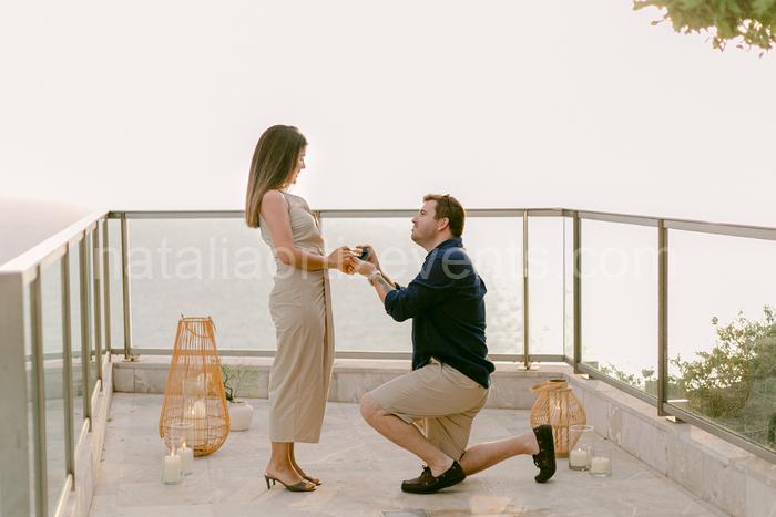 The most loving proposal: The marriage proposal in Mallorca at the Jumeirah Port Sóller Hotel