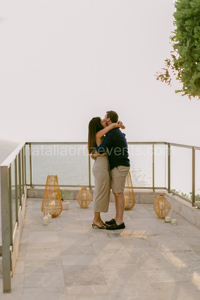 Marriage proposal in Mallorca - Natalia Ortiz events